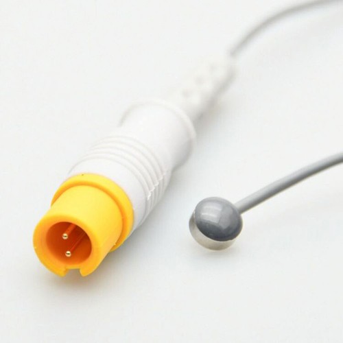 Reusable Adult Skin Temperature Probe 2pin Plug for Comen C50 C60 C70 C80Monitor - Picture 3 of 4