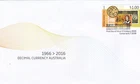 2016 Decimal Currency Australia 50 Years FDC - Canberra ACT 2600 PMK