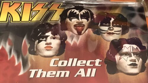 KISS BAND MINI BOBBLE DAWBLES, PAQUETE SELLADO DE 4 FIGURAS DE BESO, 4", 2001, ¡SIN PRECIO BASE! - Imagen 7 de 24