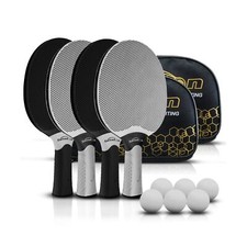 Senston Table Tennis Rackets Set,Professional Ping Pong Paddle Set for 4 Play...