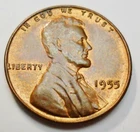1955 P Lincoln Wheat Cent / Penny *BU / MS RB - MINT STATE RED-BROWN*  FREE SHIP