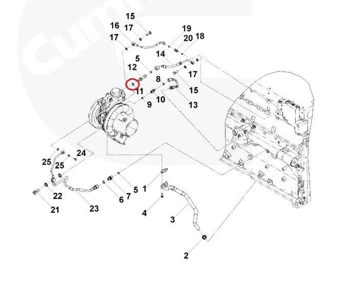 Replaces 3949708 CUMMINS ISX 15 0 ENGINE PART MISC 3164368 | eBay
