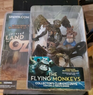 McFarlane Monsters TWISTED LAND OF OZ FLYING MONKEYS COLLECTOR'S