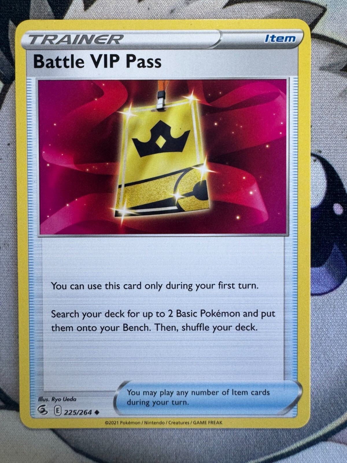 Battle VIP Pass Non Holo English Pokemon TCG BKW303