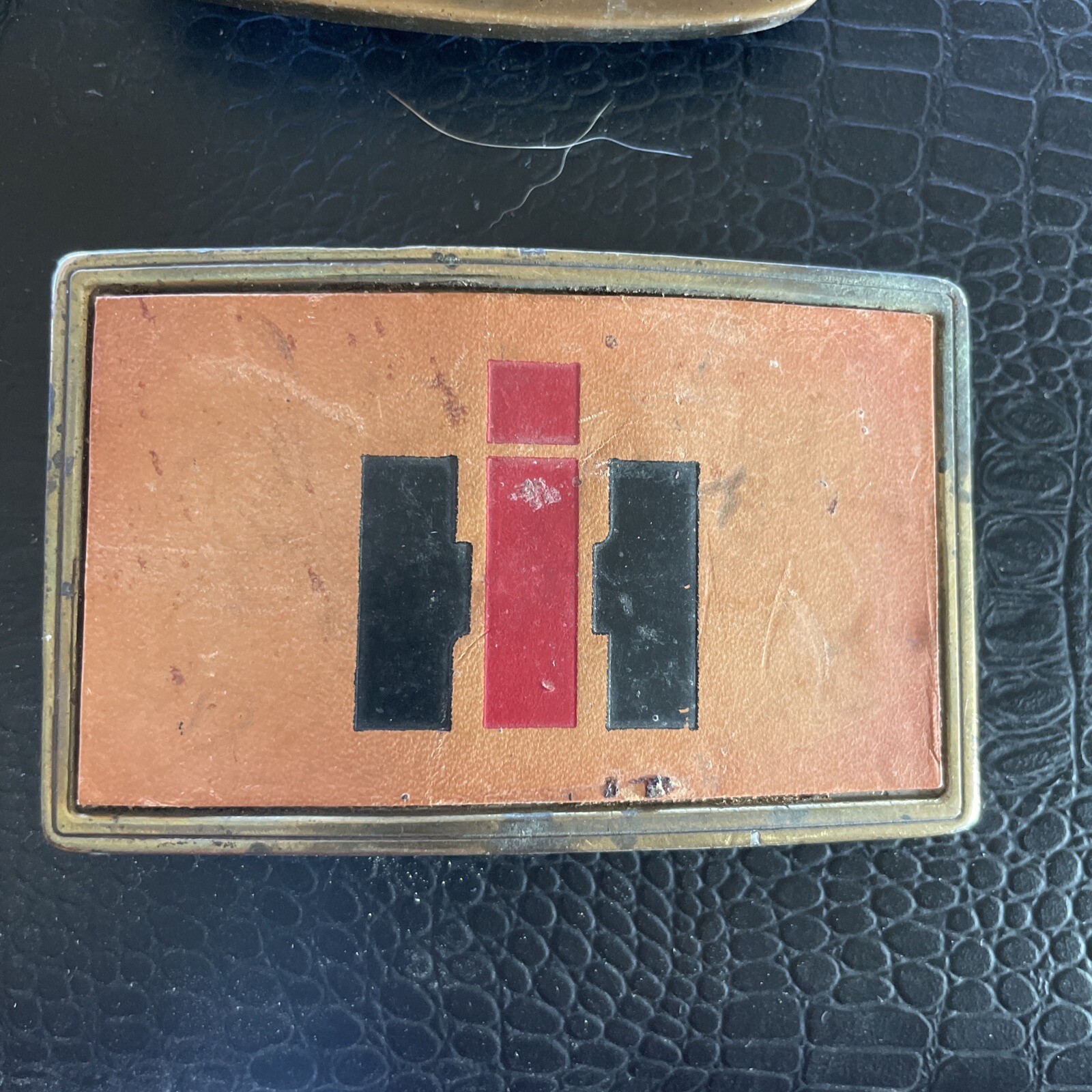 INTERNATIONAL HARVESTER BELT BUCKLE IH THE GREAT AME… Gem