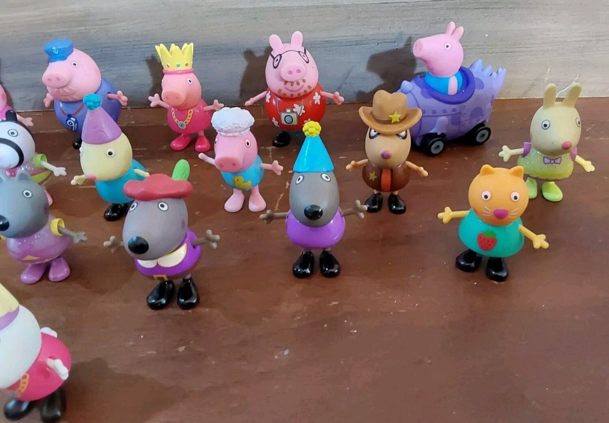 JEMINI Peppa Pig Coffret Peluche +/- 17 CM : Peppa ET Ses Amis Zoe Zebre Rebecca Lapin Ou Candy Chat Amz B0b5hknkrp