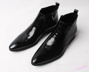 snakeskin pattern shoes