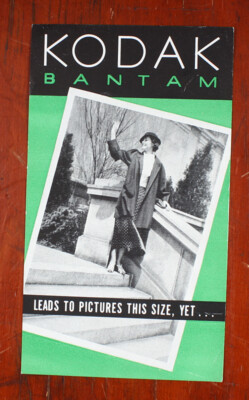 KODAK BANTAM SALES SHEET, 794 4-37/cks/197237 | eBay