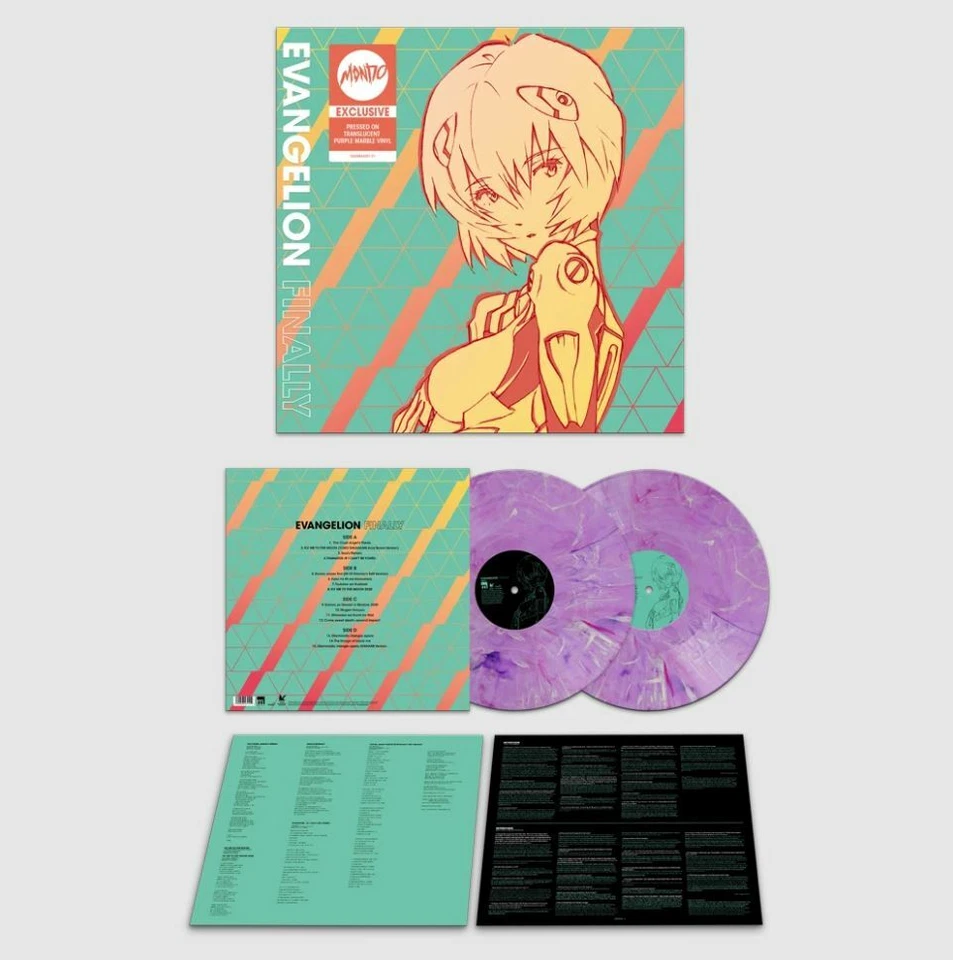 Evangelion Finally Translucent Purple Marble Colored Vinyl 2XLP Mondo Edition - Image 2 of 4