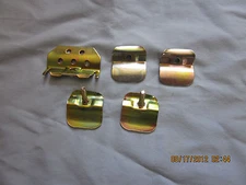 1955-57 chevy lower front windshield molding clip set