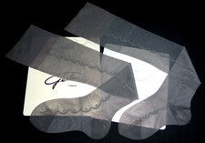 BAS FANTAISIE GERBE BOTTINE PJ T 2 à 3 SINFONIE NYLON VOILE LINGERIE BAGUETTE