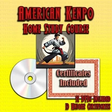 Home Study Course - American Kenpo Karate (DVDs + Certificates)