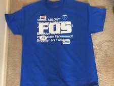 *BRAND NEW* Men Virgil Abloh Figure Of Speech T-shirt Blue Sz X-Large