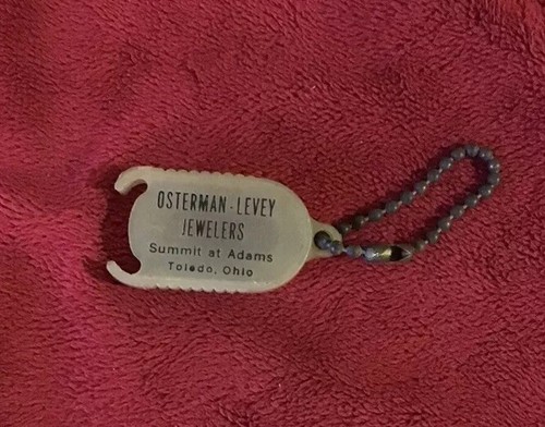 Llavero moneda publicidad vintage, Osterman-Levey Jewelers en Toledo, Ohio - Imagen 1 de 3
