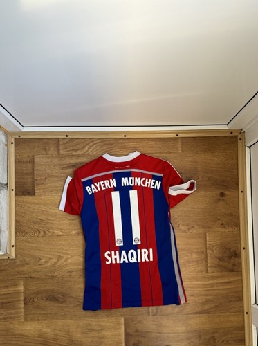 BAYERN MÜNCHEN 2015 2016 SHAQIRI AWAY FOOTBALL SOCCER SHIRT TRIKOT Jugend L