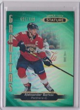 2020-21 Upper Deck Stature Gravitas Green Aleksander Barkov 091/149 Florida