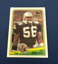 1988 Topps Football Pat Swilling Rookie Card #66 Set Break NM. rookie card picture