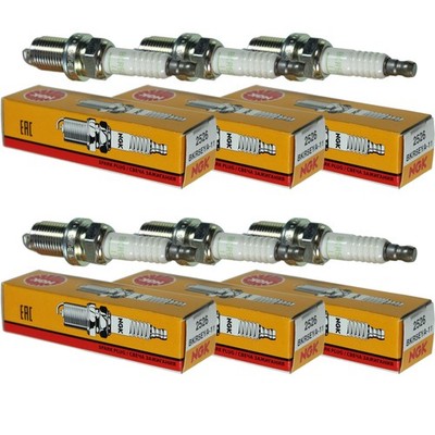 6X Original NGK Zündkerzen 2526 Typ BKR5EYA-11 für Toyota Zünd Kerze