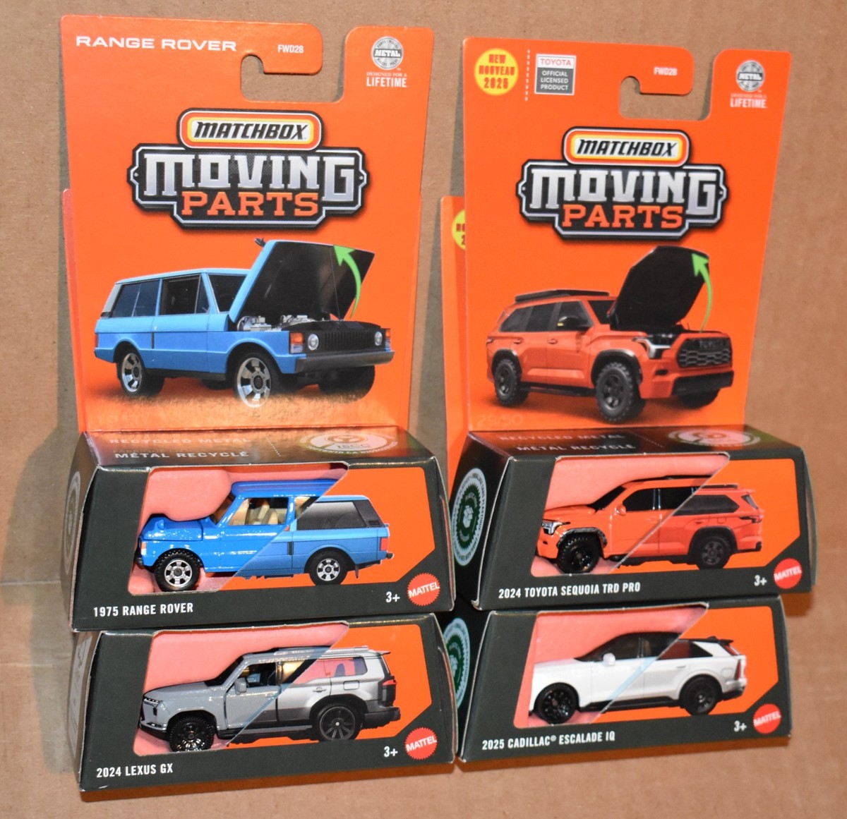 Matchbox LEXUS GX, TOYOTA SEQUOIA, RANGE ROVER & CADILLAC MOVING Matchbox LEXUS GX, TOYOTA SEQUOIA, RANGE ROVER & CADILLAC MOVING