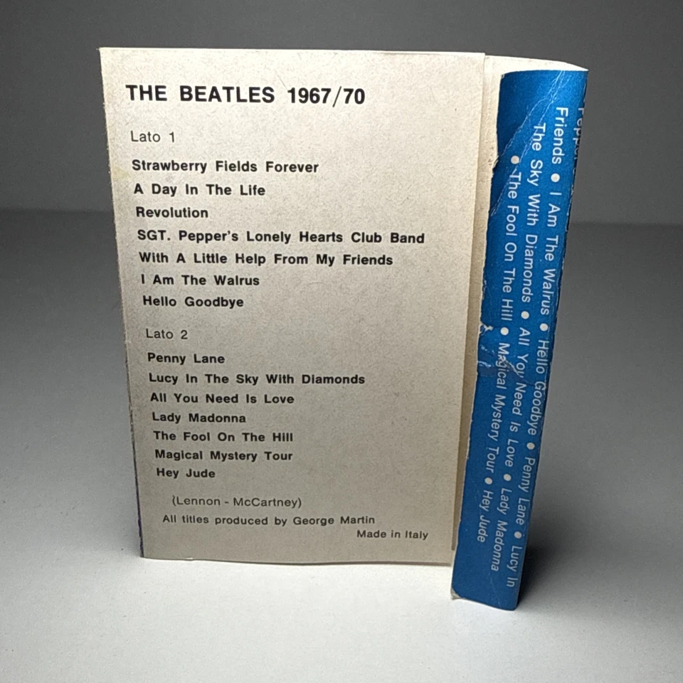 The Beatles 1967 / 1970 - 1 - Original Cassette Tape With Siae Stamp EMI Record - Image 2 of 4