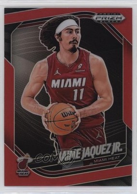 2024-25 Panini Prizm Black Red Prizm /299 Jaime Jaquez Jr #155 1d0h