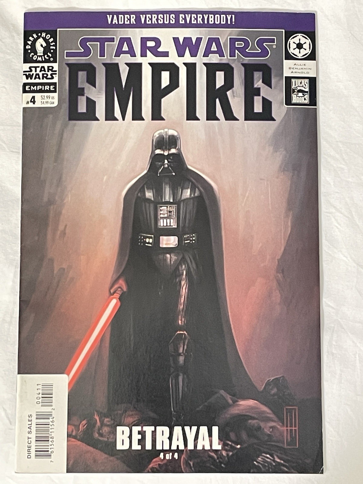 Dark Horse Comics STAR WARS EMPIRE (VOL 1) # 4 DARTH VADER VF/NM 2002