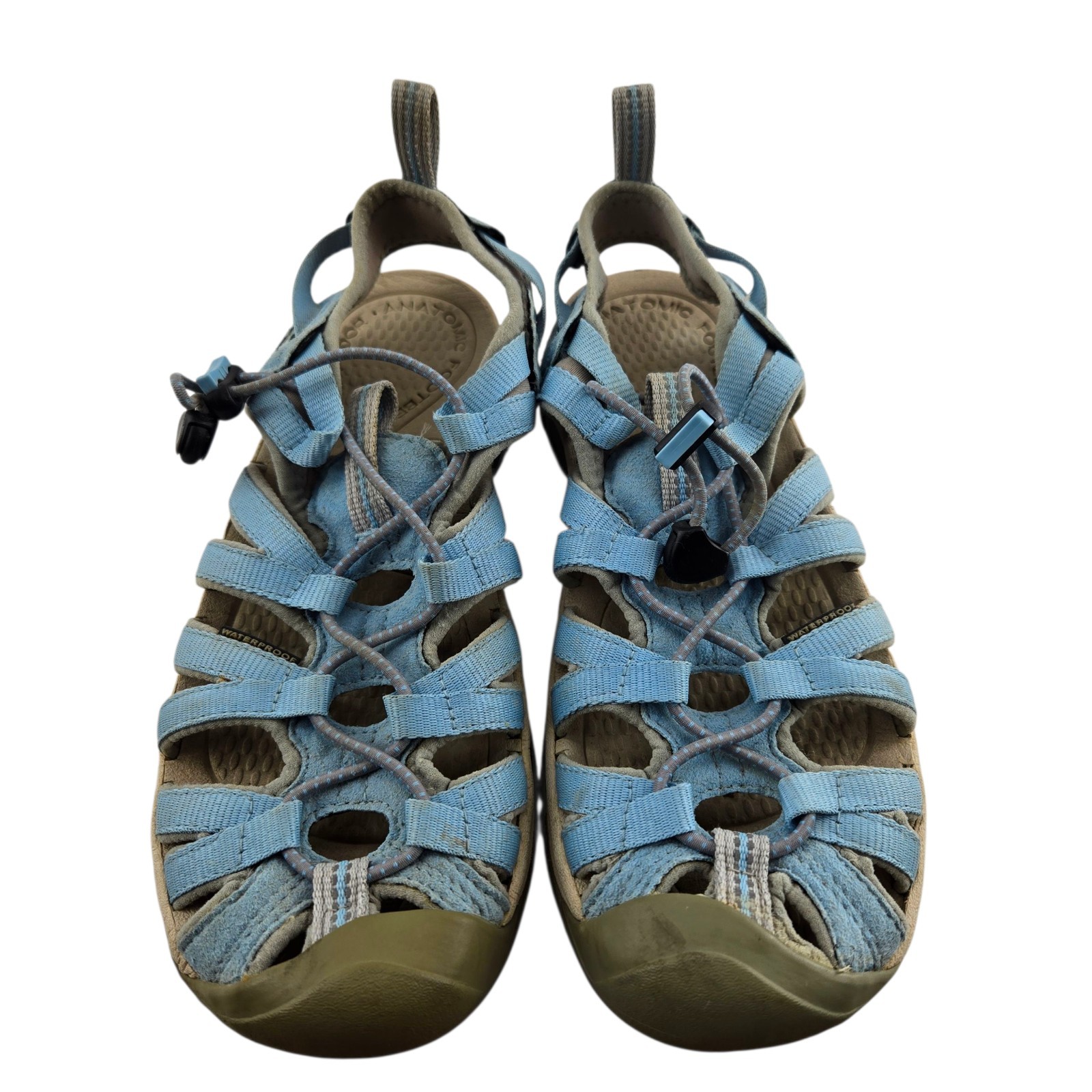 Sandali sportivi Keen donna 7 5 Newport blu chiaro impermeabili punta chiusa escursionismo