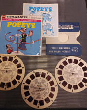 VIEW MASTER REELS -  B 516 "POPEYE" CARTOON FAVORITES - GAF 1962