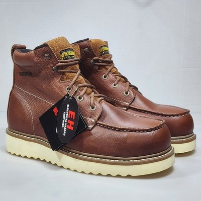 Wolverine Men Moc-Toe Steel-Toe EH 6'' Work Boot Work Boots Men s Size 12 EW