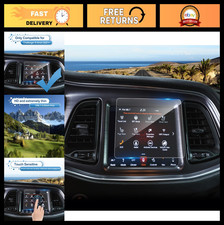 Tempered Glass Screen Protector for 2019-2023 Dodge Challenger 8.4" Uconnect, 9H