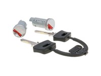 Schlosssatz Lenkschloss 2 Zylinder FüR Piaggio Zip, Tph, Nrg, Skr, Free, Sfera,