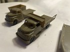(3) Vintage 50's Pyro ARMY TRUCKS - Hard Plastic.  1 Trailer.  See Pictures — photo 4