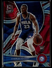 Charles Bassey 2021-22 Panini Spectra #145 Asia Red Prizm Rookie 76ers