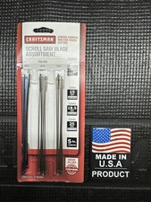 NOS  Sears Craftsman USA Scroll Saw Blades Carbon Steel, Heat Treated 29448