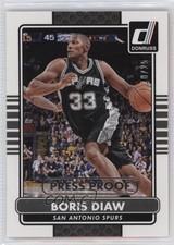 2014-15 Panini Donruss Press Proof Silver 18/25 Boris Diaw #185 7f0