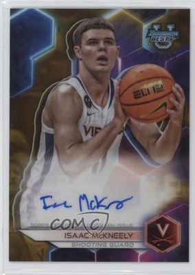 2023-24 Bowman U Best of Gold Refractor 2/50 Isaac McKneely #B23-IM Auto 0q21
