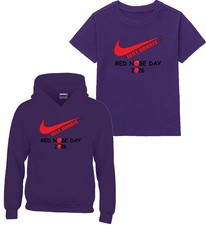 Red Nose Day Kids T Shirt Funny School Event Hoodie Boys Girls 2026 Tee Top Gift