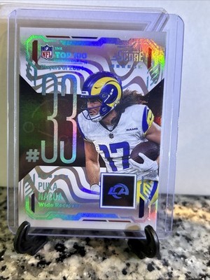 2025 Panini Score- Top 100 Players Of 2024 Puka Nacua #33 SSP CASE HIT Rams