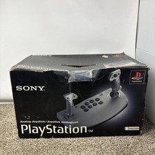 Sony Playstation Analog Flight Dual Joystick BOX ONLY NO CONTROLLER READ