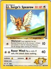 Lt. Surge's Spearow (83) 083/132 Gym Heroes Pokemon LP Unlimited