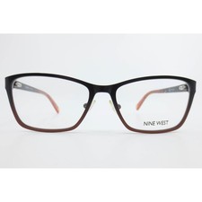 Nine West NW1043 261 Brown Orange Ombre Rectangular Eyeglass Frames 51-15-140