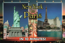 Vintage Postcard Of Casinos In Las Vegas, Nevada, Long Ago 