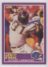 1989 Score Supplemental Leslie O'Neal #409S te2