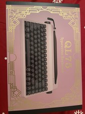 YUNZII QL75 Wireless Typewriter Keyboard Hot Swappable Retro Mechanical Keyboar