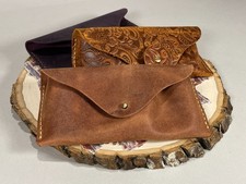 Handmade Crazy Horse Leather Glasses Case | L...