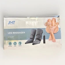 JHT Leg Massager Heated Giftable Timer J6-1725-481S Relax Comfort Pain Relief