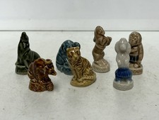 Wade Whimsies Collection Of 7 Figurines Ornaments Approximately 1.5” Tall