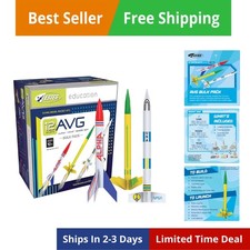 AVG Bulk Variety Pack of Rocket-Building Kits, Beginner and Intermediate Flyi...