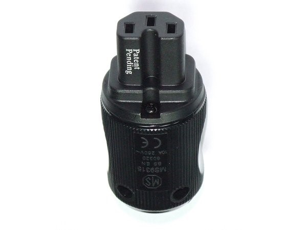 MS HD Power MS-9315 24K Gold Plated IEC Connector