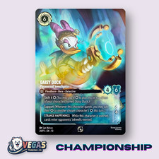Daisy Duck Paranormal Investigator 24/P3 Store Championship Foil Promo Lorcana